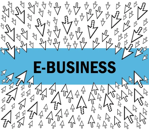 E-biznes — Wektor stockowy