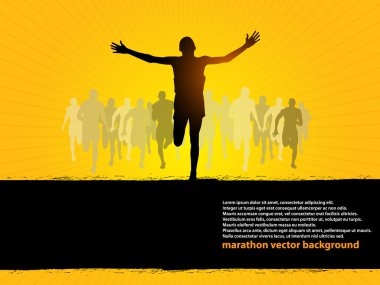 Running - Finishing line clipart