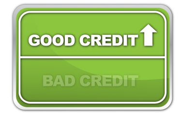 Good vs Bad Credit clipart