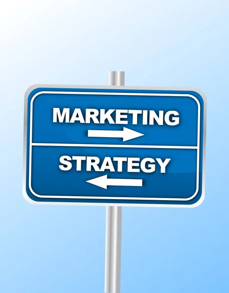 Negocio y estrategia de marketing — Archivo Imágenes Vectoriales