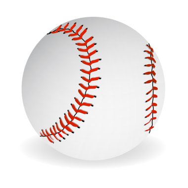 Baseball ball clipart