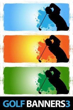 Golf banners_3 clipart