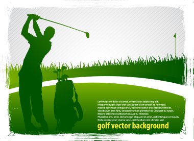 Golf vector background_1 clipart