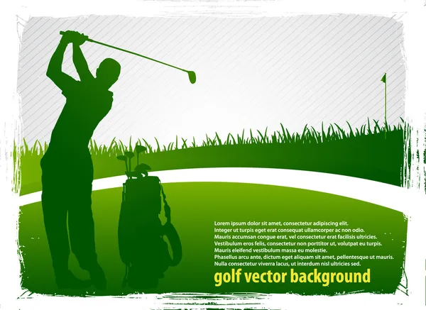 Golf background_1 wektor — Wektor stockowy