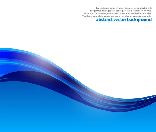 Composition abstraite bleue — Image vectorielle