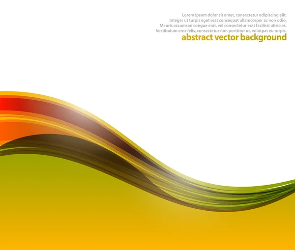 Abstracte kleurrijke Golf vector achtergrond — Stockvector