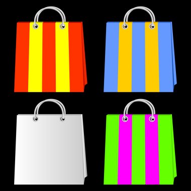 Bags for purchases. clipart