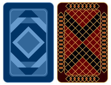 Playing card design. clipart