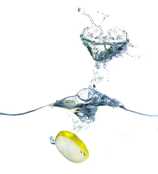 Stock image Lemon splashing