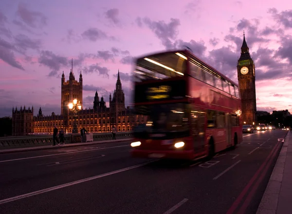 Big ben på sunset london uk — Stockfoto