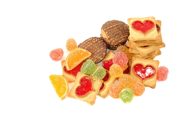 Kekse und Süßigkeiten — Stockfoto