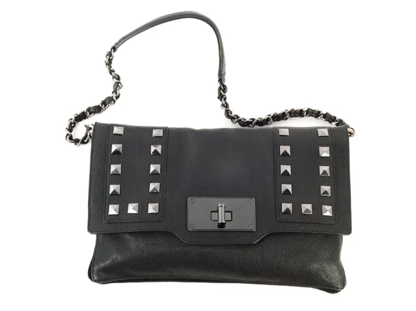Woaman black purse — Stock Photo, Image