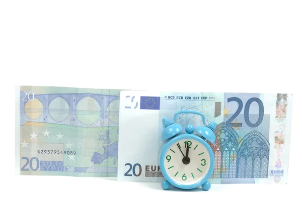 Euro e alarme — Fotografia de Stock