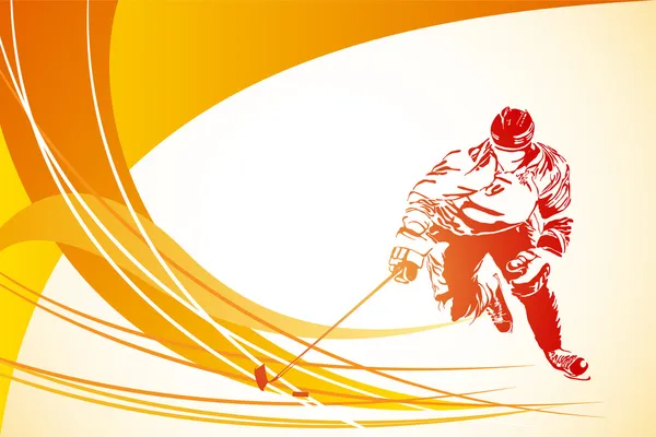 Hockey sur — Image vectorielle