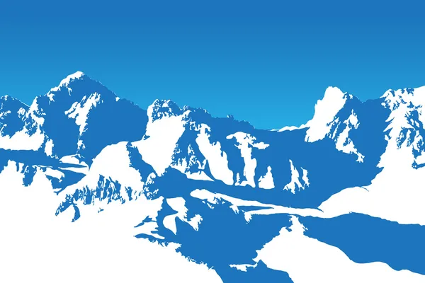 Montagne — Image vectorielle