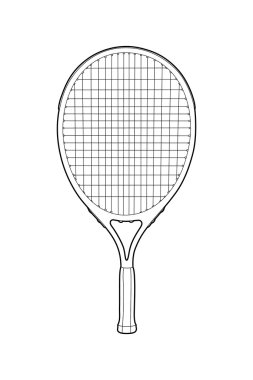 Tennis racket clipart