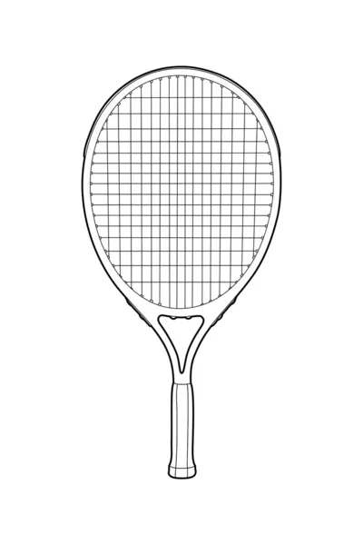 Racchetta da tennis — Vettoriale Stock