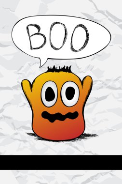 Cute monster clipart