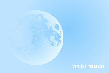 vektör moon