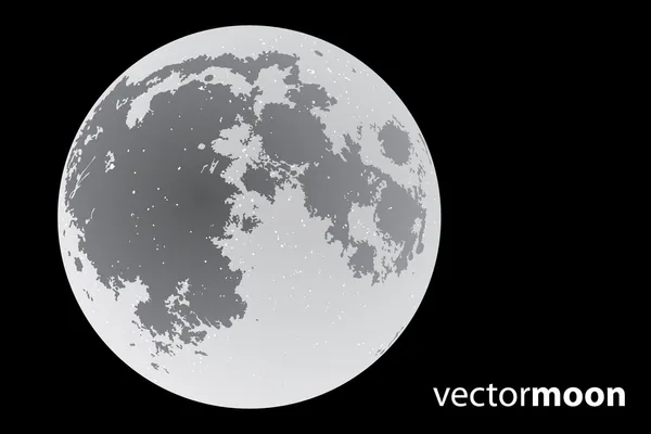 Векторная луна — стоковый вектор