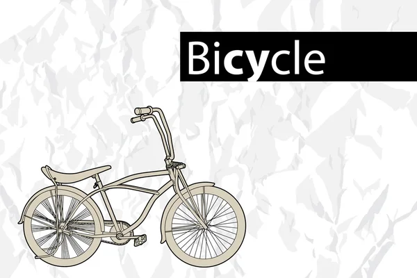 Aperçu vélo — Image vectorielle