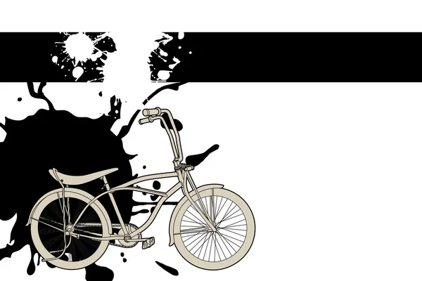 Контур велосипеда — стоковий вектор