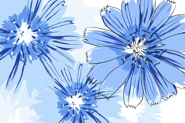 Beautiful flowers — Stock Vector