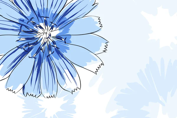 Schöne Blumen — Stockvektor