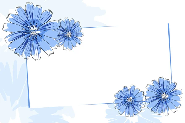 Krásné květiny — Stockový vektor
