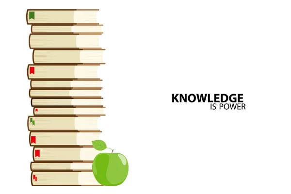 Knowledge is power — Stock Vector