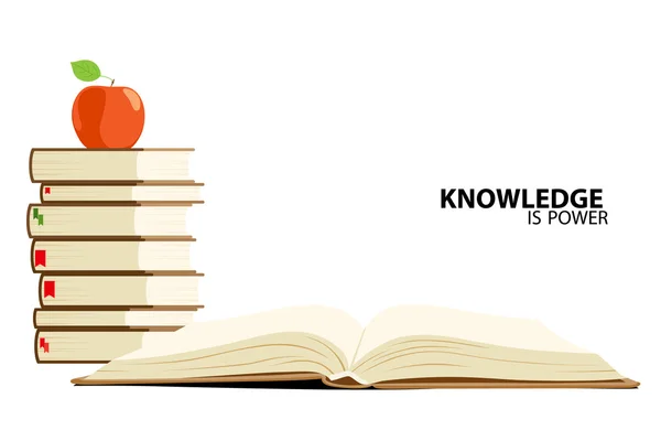 Wissen ist Macht — Stockvektor