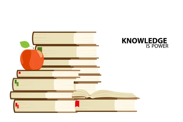 Wissen ist Macht — Stockvektor