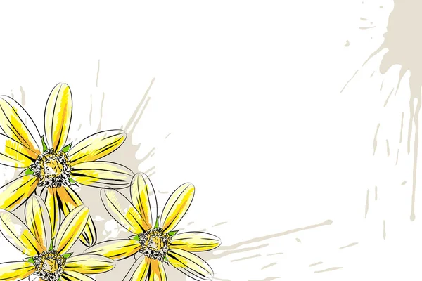 सुंदर फुलं — स्टॉक व्हेक्टर