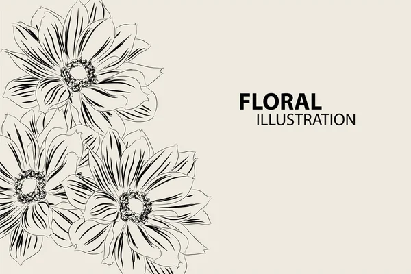 Hermosas flores — Archivo Imágenes Vectoriales