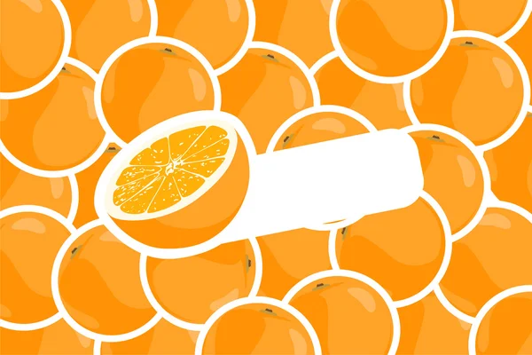 Naranjas vectoriales — Vector de stock