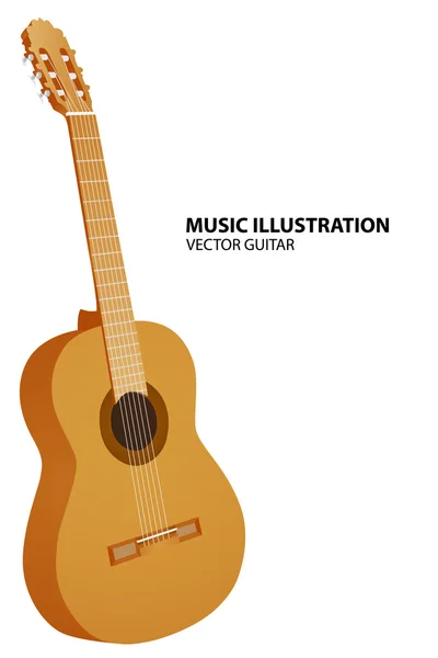 Vektorové kytara — Stockový vektor