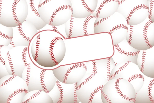 Baseball-Hintergrund — Stockvektor