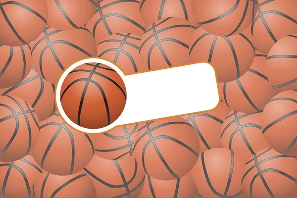Illustrazione basket — Vettoriale Stock