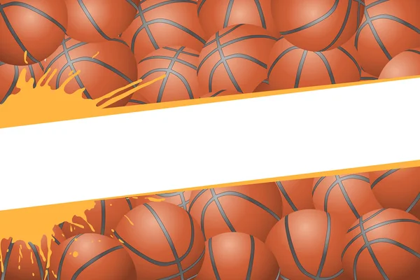 Illustrazione basket — Vettoriale Stock