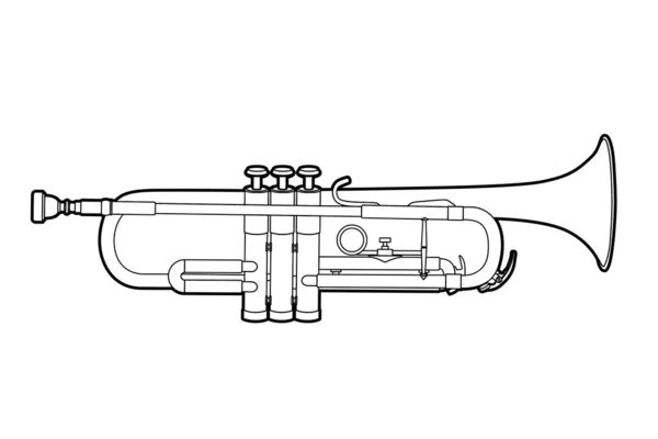 Esquema de trompeta — Archivo Imágenes Vectoriales