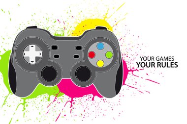 PC or console controller clipart