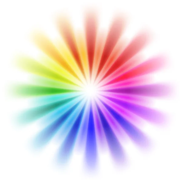 Vector abstracto arco iris fondo — Vector de stock