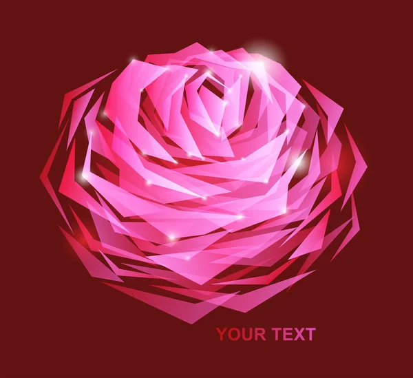 Carte de fleurs beatuful — Image vectorielle