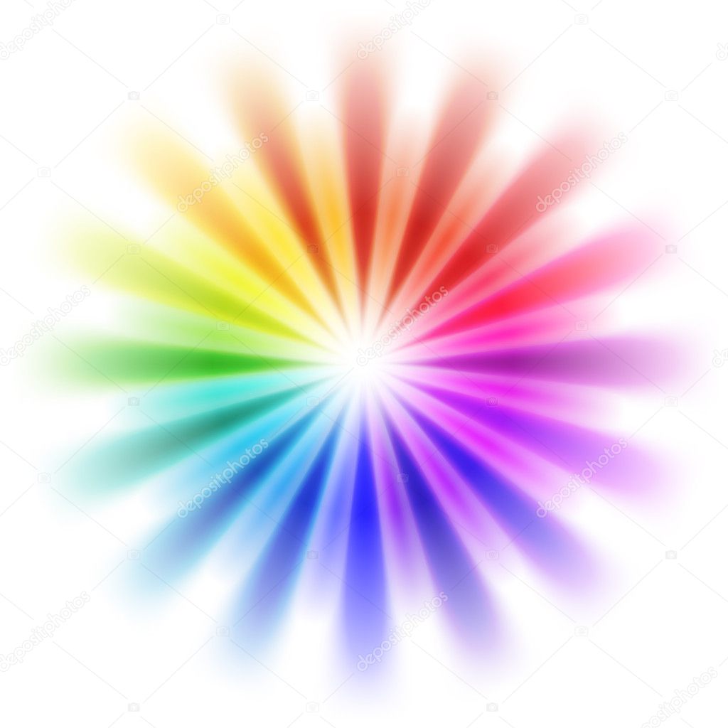 Vector abstract rainbow background