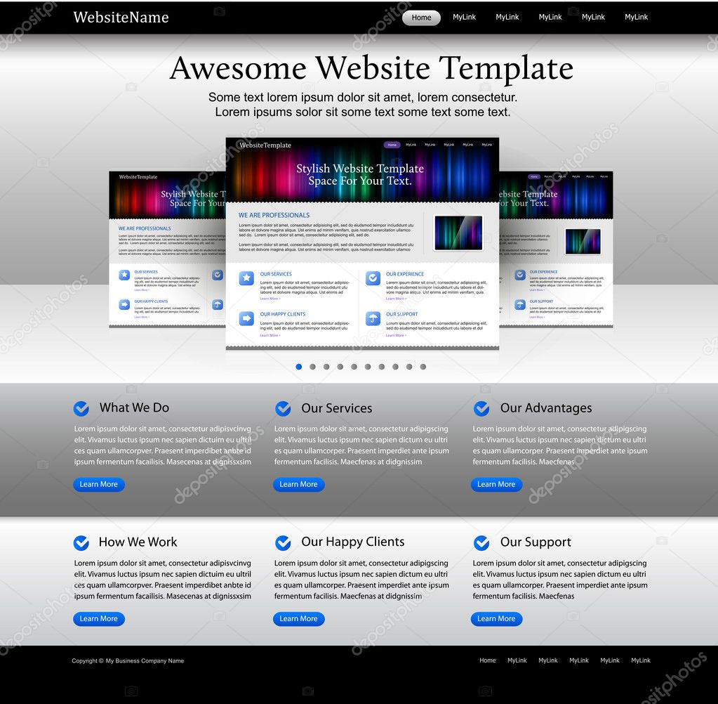 Website design elements