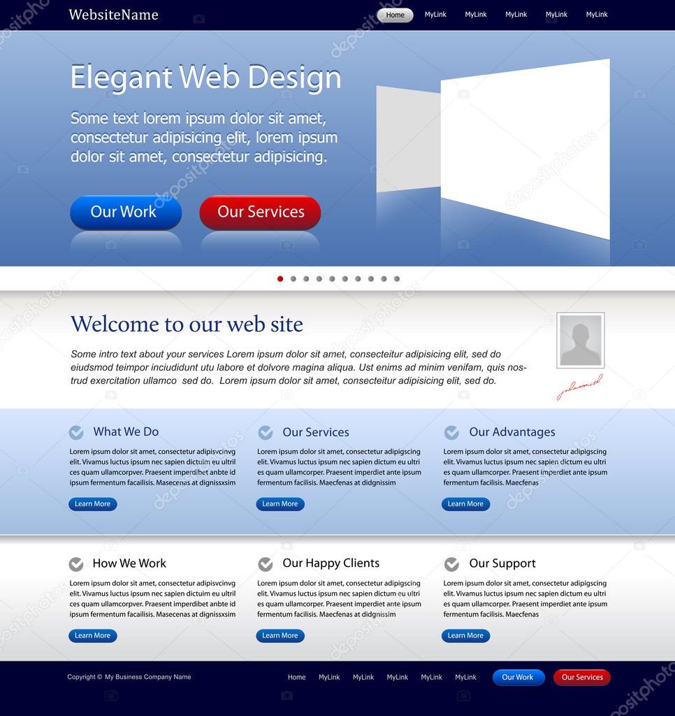 Superb web design template
