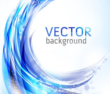 Vector awesome abstract blue background
