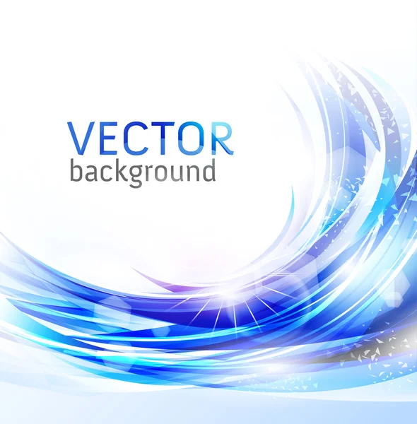 Vector impresionante fondo azul abstracto — Vector de stock