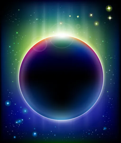 Eclipse vectorielle — Image vectorielle