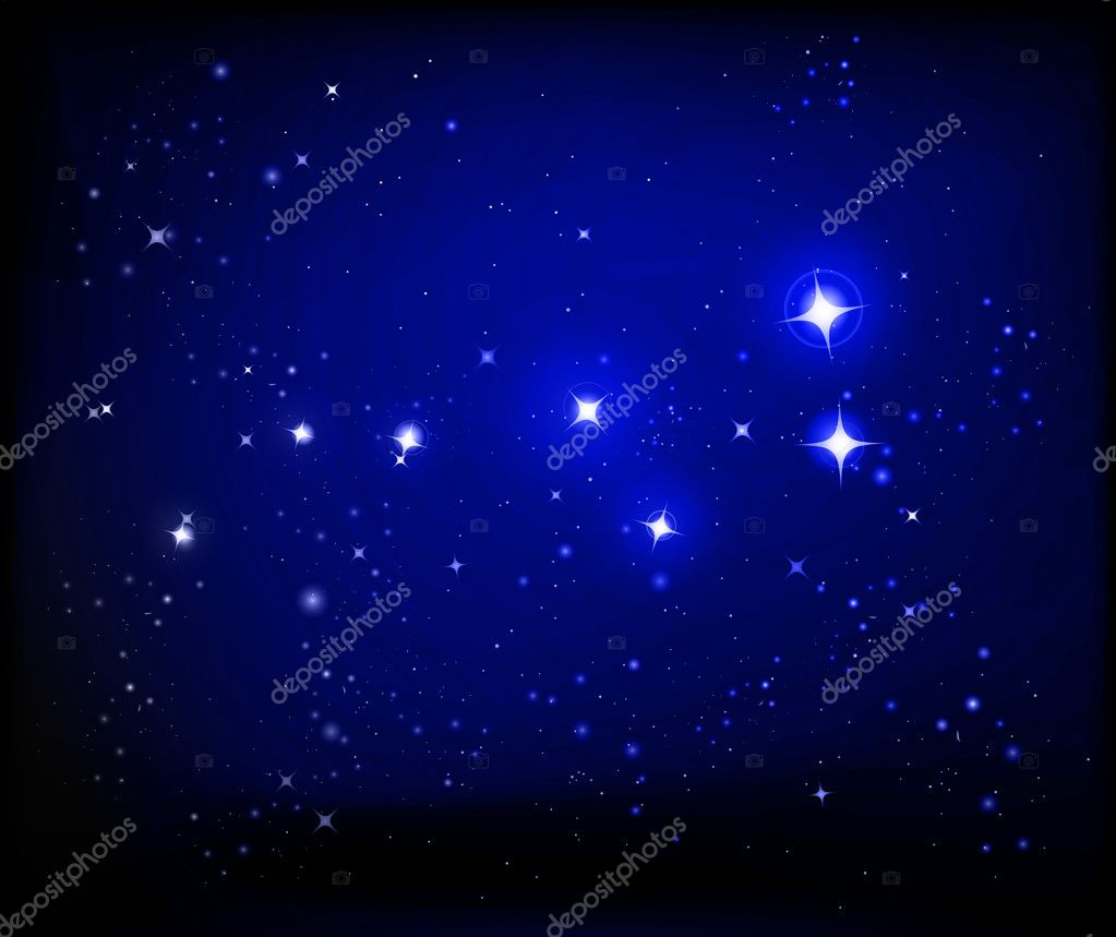 Great Bear constellation — Stock Vector © silvertiger #6099108